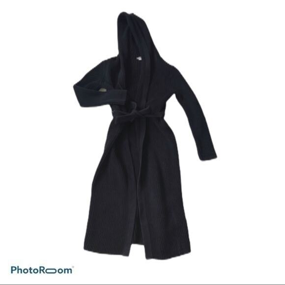 Full length black knit J. Crew cardigan - Picture 1 of 10